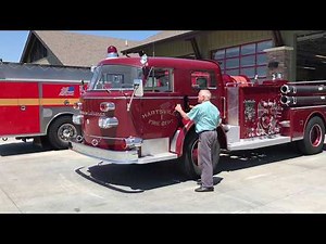 RIDE ALONG VIDEO ON PRIVATELY OWNED 1965 900 SERIES AMERICAN LAFRANCE FIRE ENGINE IN SOUTH CAROLINA.