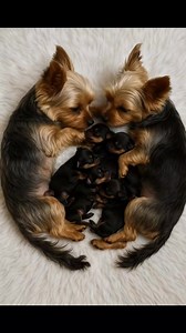 the cutest family I've ever seen 🥰 #yorkie #yorkies #dog #animal #baby #reels #all #fb #music #petdeals | Yorkie Station