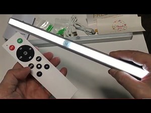多用途に使えるUSB充電式 ledライト バーライト ワイヤレス リモコン操作 調光 小型 (2個セット)