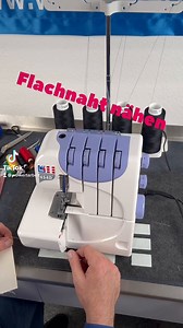 Flachnaht mit der Overlock nähen 🥰 Infos zur Overlock W6 N 454D im Profil 😉 #w6wertarbeit #nähmaschine #overlock #overlockmachine #nähen | W6 Wertarbeit Nähmaschinen Sticken Overlock & Zubehör direkt vom Hersteller