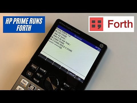 HP Prime runs FORTH in Python