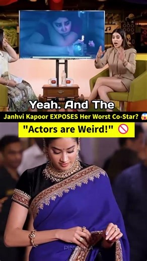Janhvi Kapoor EXPOSES Her Worst Co-Star? 😱 "Actors are Weird!" 🚫#janhvikapoor #bollywood