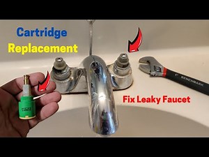Glacier Bay Faucet Cartridge Replacement | Fix Leaky Faucet