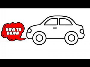 How to Draw a Car | Super Easy Step-by-Step Tutorial for Beginners 🚗✏️