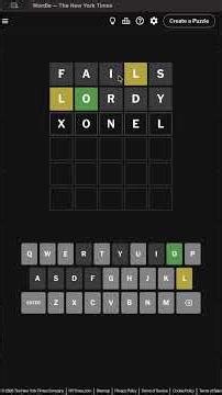 NYT Wordle - February 18th 2026