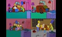 Mix of 4 videos from youtube : The Simpsons Intro Comparison (Normal vs. Halloween vs. Christmas vs. Movie Callback)