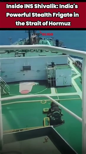 Indian Navy's INS Shivalik Deployed to Strait of Hormuz for Maritime Security
