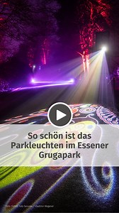 9.6K views · 46 reactions | www.waz.de/408107218/Was ist eure Lieblings-Lichtinstallation? ‍♀️Macht einen Ausflug in den Grugapark. Der verwandelt sich jetzt wieder in einen schillernden Lichter-Garten.  Die Lichtkünstler von World of Lights verheißen viele neue Installationen und leuchtende Effekte, die am Wegesrand auf euch warten.  Unser Fotograf durfte schon vor der offiziellen Eröffnung eine Runde drehen. #wazessen | WAZ | Facebook