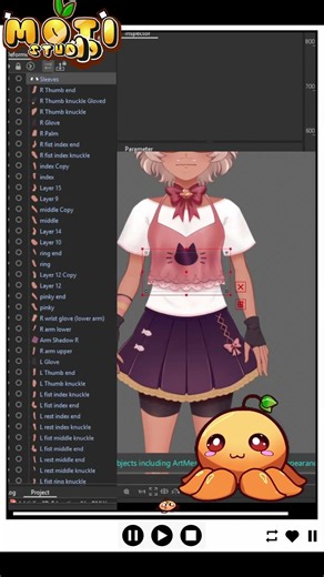 Day 4 of LIVE 2D rigging every day to level up