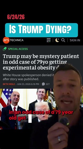 Trump Health Rumors EXPLODE After New Report 😳 #Trump #BreakingNews #Politics