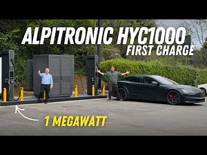 My First Charge On Alpitronic HYC1000! Configurable 1MW Split DC Fast Charging System