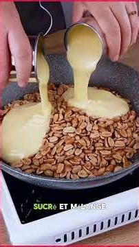 Recette bouchée fondante à base de cacahuètes dans de l'eau #recette 😱😱
