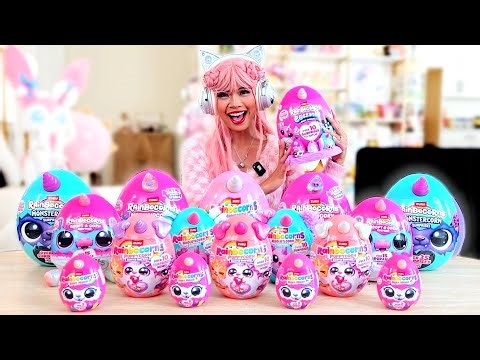 HATCHING A BUNCH OF RAINBOCORN EGGS!