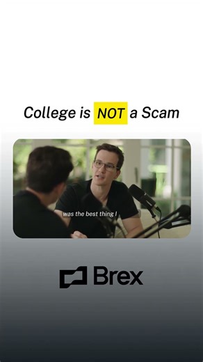 @BrexHQ founder Henrique explains how college is still not a scam for international kids..