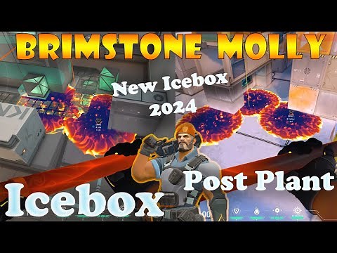 Top 15 New Icebox Brimstone Post Plant Lineups | Brimstone Lineups Icebox | Valorant Tips & Tricks
