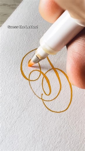 Comment a word using the letter! Let’s see how many of you can guess it correctly😅 Used - Zebra Funwari Fude Pen #calligraphy #lettering #asmr #brushlettering | Abhay Calligraphy