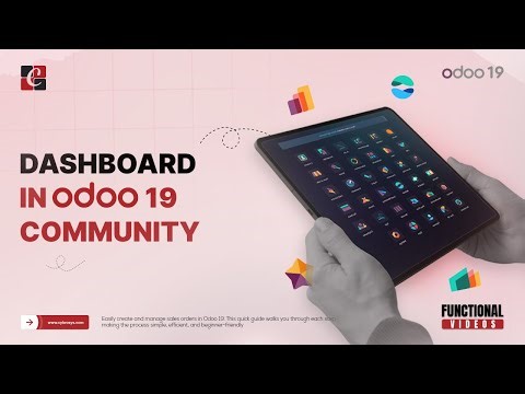 Dashboard Module in Odoo 19 Community | Overview | Odoo 19 Features | Odoo 19 Functional Tutorials