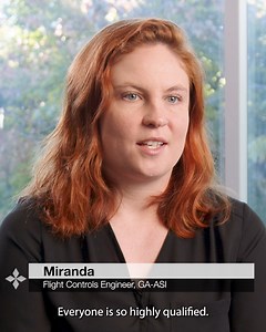 Getting to know General Atomics is simple as getting to know our people. Miranda benefits from the collective experience of her team as she pursues advancements in flight controls engineering. Explore engineering opportunities with General Atomics Aeronautical Systems, Inc.: https://bit.ly/4jdgvEE | General Atomics