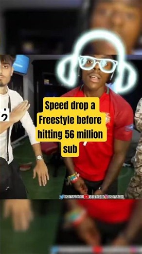 Speed Freestyles Before Hitting 56 MILLION 😂🎤