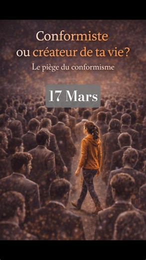 #17mars | Le conformisme détruit le potentiel.