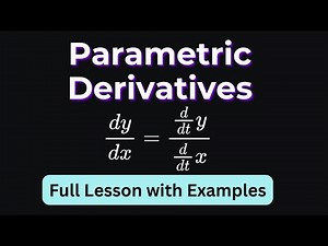 Calculus with Parametric Equations | Derivatives, Tangent Lines, Area, Arc Length, and Surface Area