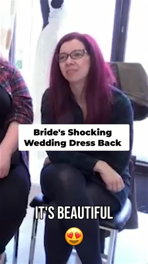 The bride's friends are left speechless by a surprise design choice on her wedding dress. What could it be? Their reactions say it all! Find out what everyone is gasping at. Tag a future bride! #DontTellTheBride #Weddings #WeddingDress #BrideToBe #WeddingInspiration #BridalStyle #SurpriseReveal | Don't Tell The Bride
