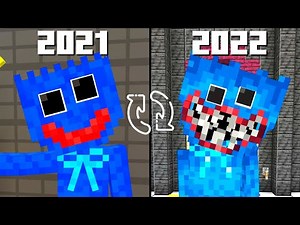 Evolution of Huggy Wuggy - Poppy Playtime Comparison | Minecraft PE Addon & Map