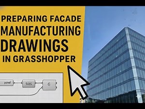 Preparing facade manufacturing drawings in Grasshopper (tutorial video)