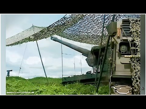 JGSDF M110A2 Self-Propelled Howitzer · M110 203mm自走榴弾砲 [Remastered 4K HD]