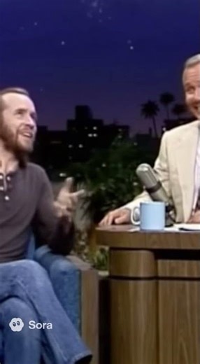 Johnny Carson interviews a younger George Carlin
