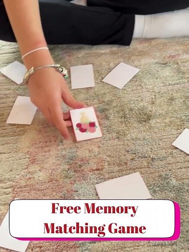 Free Valentine's Memory Matching Game