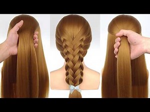 Trendy & Easy Ponytail Hairstyle for Long Hair | Step by Step Look for Beginners