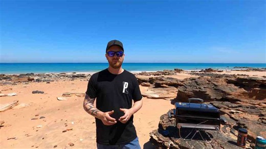 Weber Go Anywhere reverse seared T-bone & Broome fishing