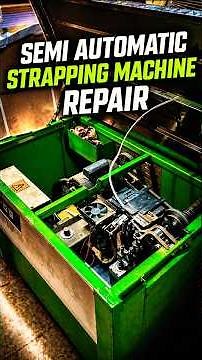 SEMI AUTOMATIC STRAPPING MACHINE REPAIR⚡️ #strappingmachine #repair