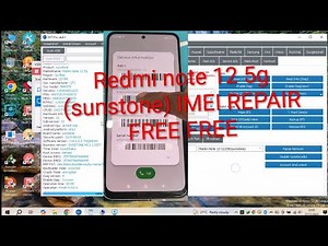 Redmi note 12 5G ( sunstone ) IMEI REPAIR FREE FREE 2025.11.18