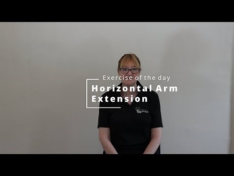 Home Exercise: Horizontal Arm Extension