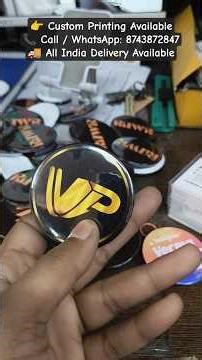 🚀 55mm Custom Badges – Apni Design Mein Banwaye!🎨 Fully Customizable – Apna logo, photo ya design