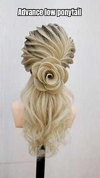 Advance Low Ponytail By Pylptel Hairstylist #shorts