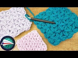 Háčkování | Kytičkový vzor nebo hvězdičky | Jednoduchý návod