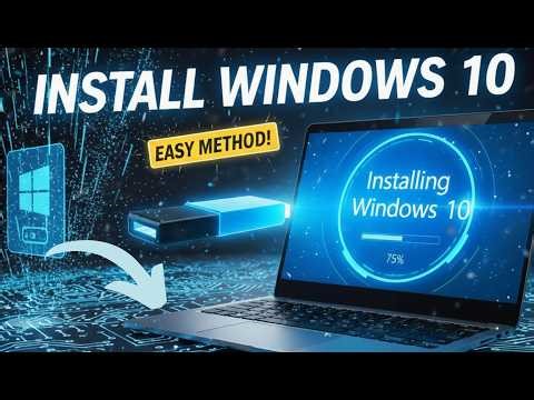 How to Install Windows 10 from USB in Laptop or PC 2026 Tutorial