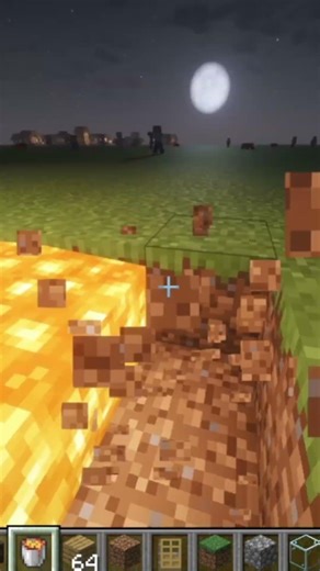 How to build A very simple Minecraft Mob Trap [ RECOMENDED COBBLESTONE] #minecraft #lava