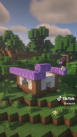 Minecraft Tutorial: Amethyst Cottage Build