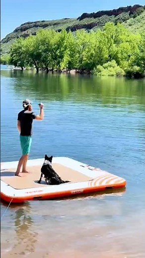 We Floated a Backyard Party! | VEVOR Inflatable Dock Review