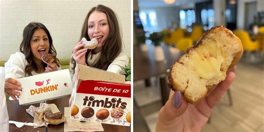 I Compared Tim Hortons To Dunkin' Donuts & It All Came Down To This One Menu Item (PHOTOS)