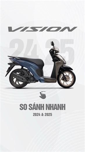 📌 So sánh nhanh Honda Vision 2025 vs Vision 2024 #vision2025 #hondavision2025 #hondavision #vision110 #hethongheadphattien #headphattien #hondaphattien #phattien #xetayga #xevisionmoi #honda | Hệ Thống HEAD - Phát Tiến