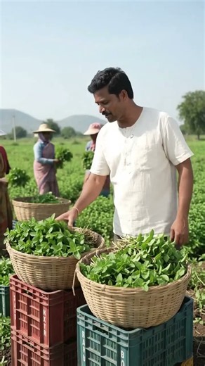 30 ఎకరాలలో పుదీనా సాగు చేస్తున్నాము