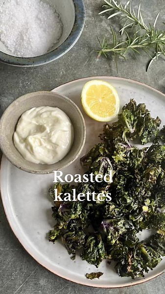 Delicious Roasted Kalettes Recipe with Chilli Salt