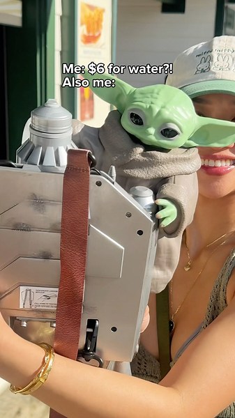 I can’t believe I found THIS Grogu Jetpack Sipper at Disney