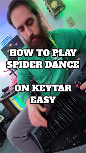 Spider tutorial #keytar #undertale #tobyfox #spiderdance | Shellicusmaximus
