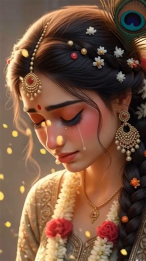 Krishna door the… par Radha ka prem kabhi door nahi hua #viralreels #bhakti #trendingreels